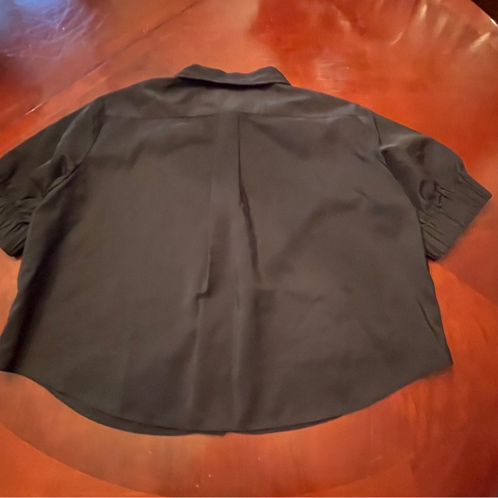 Zara Black and green Button Down Shirt - Picture 5 of 9